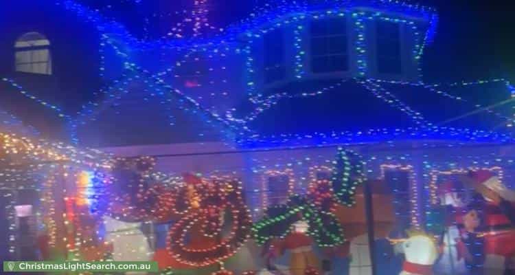 Christmas Light display at 10 Belvoir Gardens, Derrimut