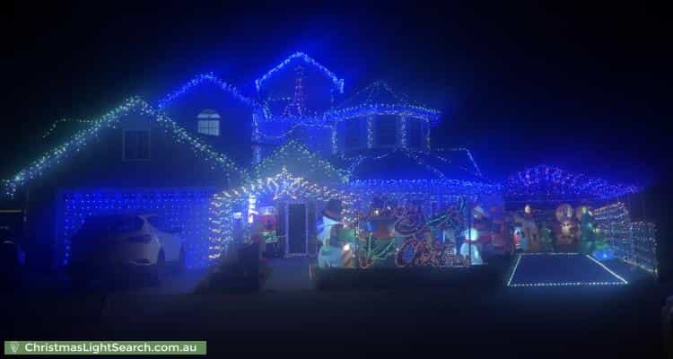 Christmas Light display at 10 Belvoir Gardens, Derrimut