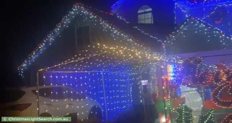 Christmas Light display at 10 Belvoir Gardens, Derrimut
