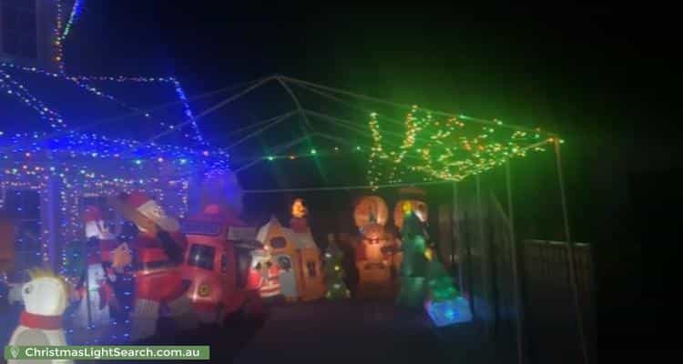 Christmas Light display at 10 Belvoir Gardens, Derrimut