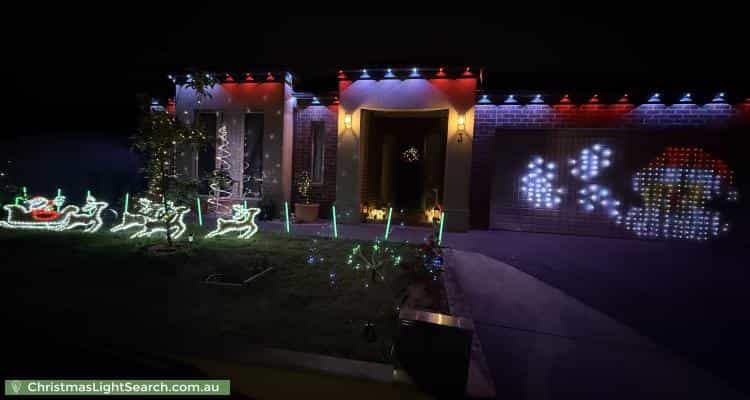 Christmas Light display at 3 Appleton Court, Narre Warren South