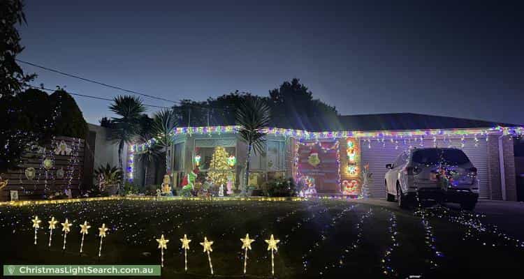 Christmas Light display at 17 Beresford Drive, Boronia