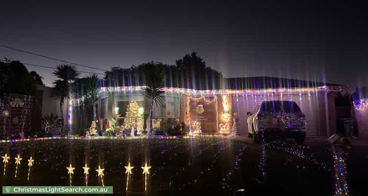 Christmas Light display at 17 Beresford Drive, Boronia