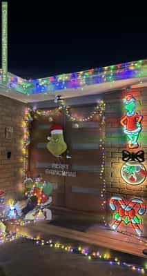 Christmas Light display at 17 Beresford Drive, Boronia