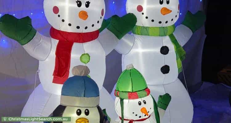 Christmas Light display at 2 Elonera Drive, Slacks Creek