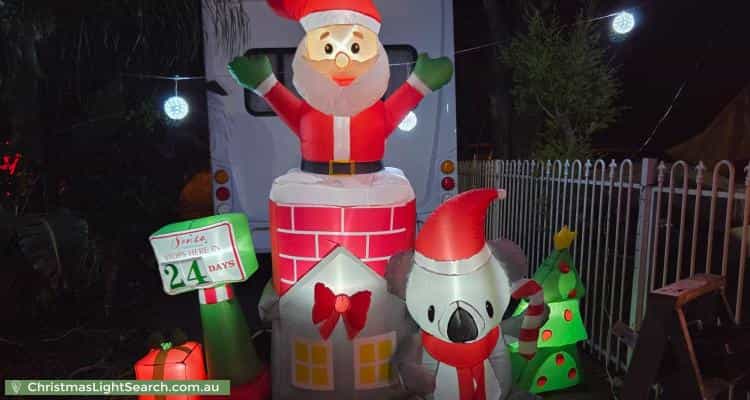 Christmas Light display at 2 Elonera Drive, Slacks Creek