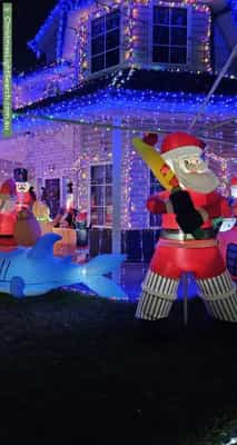 Christmas Light display at 10 Belvoir Gardens, Derrimut