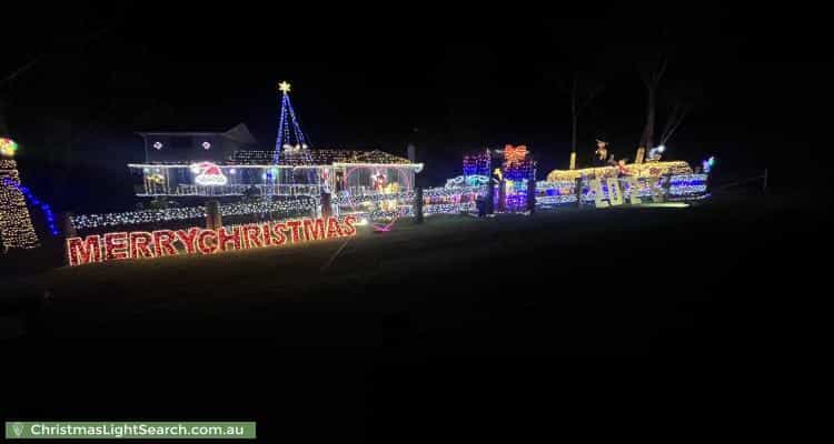 Christmas Light display at 90 Chestnut Avenue, Armidale