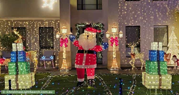 Christmas Light display at 33 Sir Warwick Fairfax Drive, Harrington Park