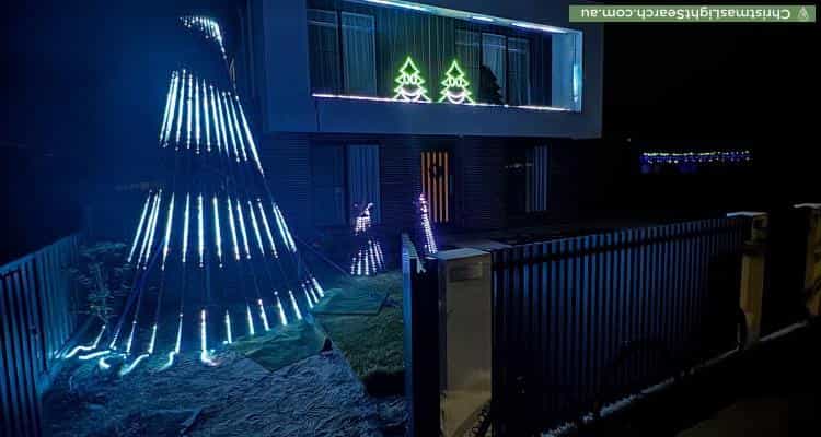 Christmas Light display at 13 Berrima Street, Glenelg North