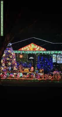Christmas Light display at 12 Stayton Close, Deer Park