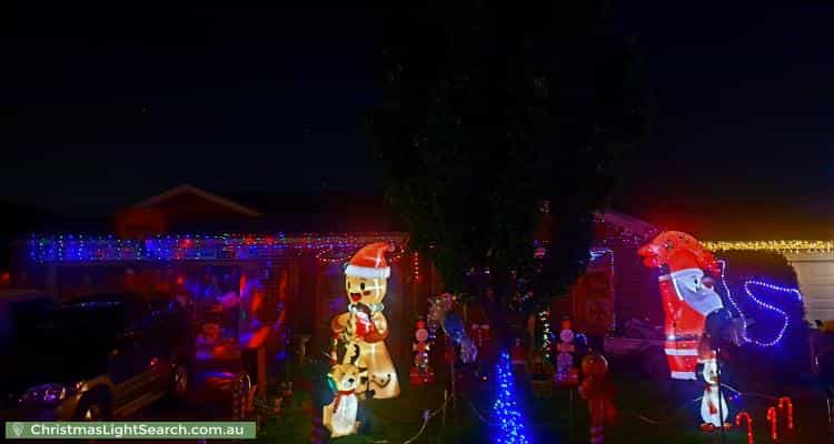 Christmas Light display at 89 Melissa Way, Pakenham