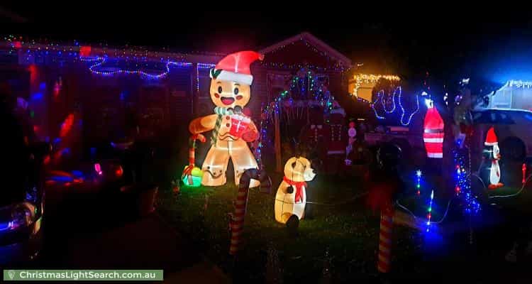 Christmas Light display at 89 Melissa Way, Pakenham