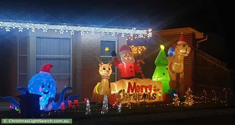 Christmas Light display at 91 Melissa Way, Pakenham