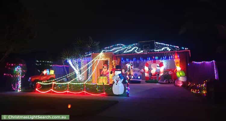 Christmas Light display at 100 Melissa Way, Pakenham