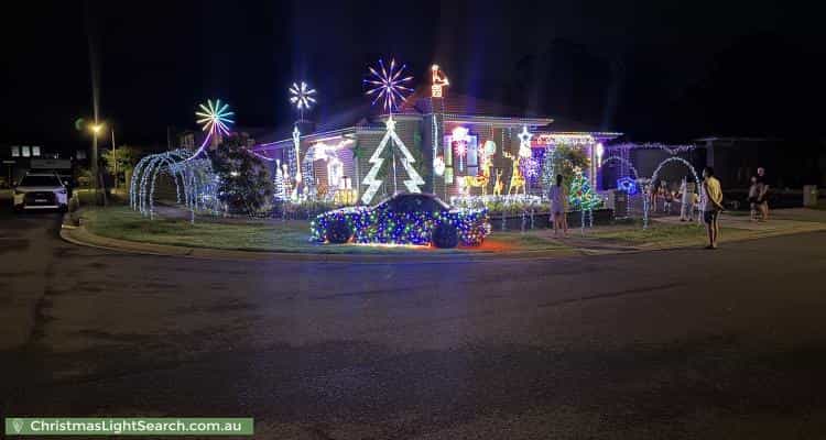 Christmas Light display at 2 Rensberg Way, Edmondson Park