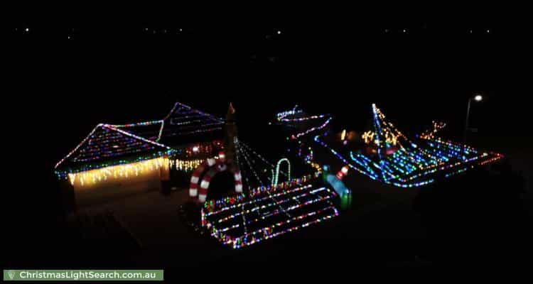 Christmas Light display at 30 Sharpe Court, Berwick