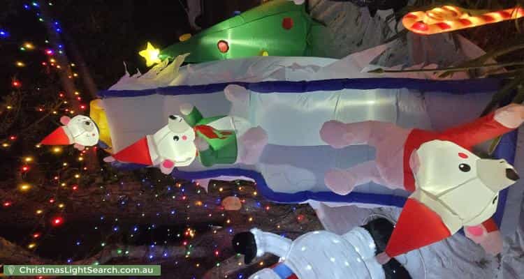 Christmas Light display at 21 McKinley Circuit, Calwell