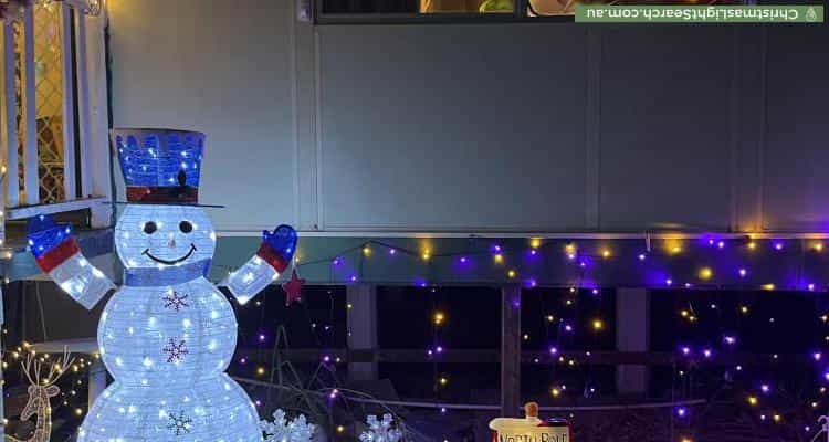 Christmas Light display at 22 Payne Street, Caboolture