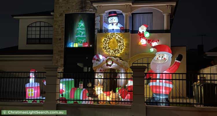 Christmas Light display at  Alvis Road, Croydon Park