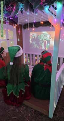 Christmas Light display at 49 Frances Burke Street, Gungahlin