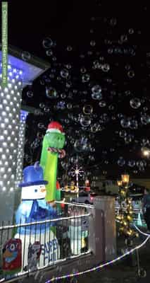 Christmas Light display at 49 Frances Burke Street, Gungahlin