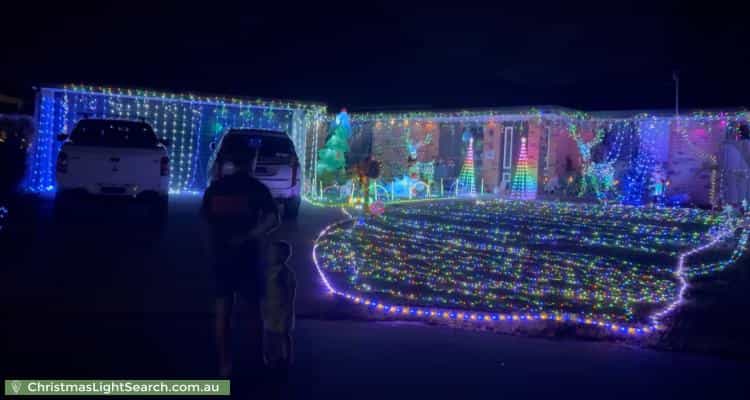 Christmas Light display at  Doolan Court, Capalaba