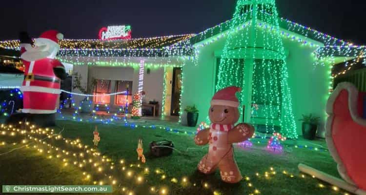Christmas Light display at  Indigo Court, Aldinga Beach