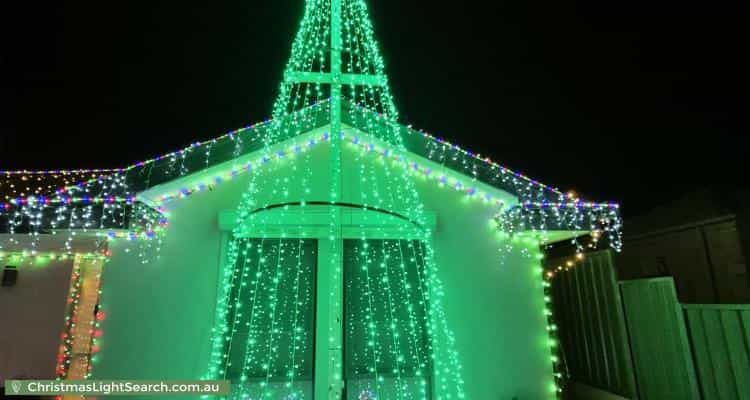 Christmas Light display at  Indigo Court, Aldinga Beach