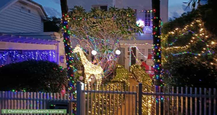 Christmas Light display at 38 Johnson Street, Freshwater