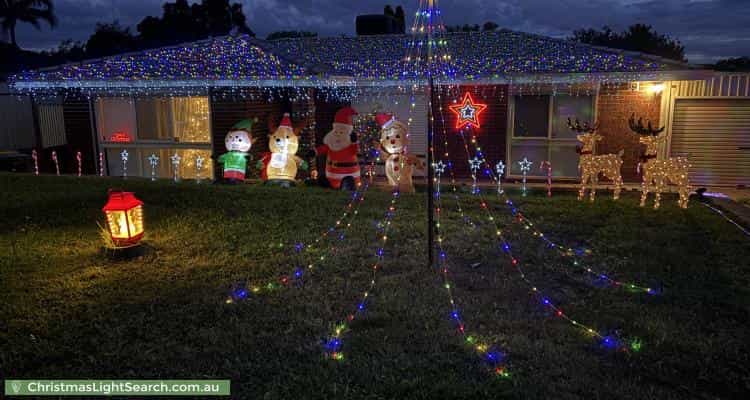Christmas Light display at 13 Palomino Parade, Wynn Vale