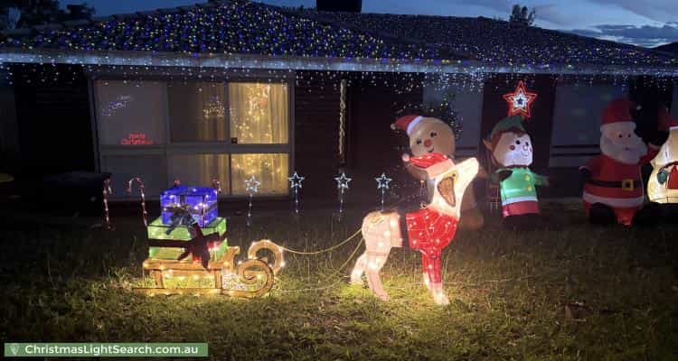 Christmas Light display at 13 Palomino Parade, Wynn Vale