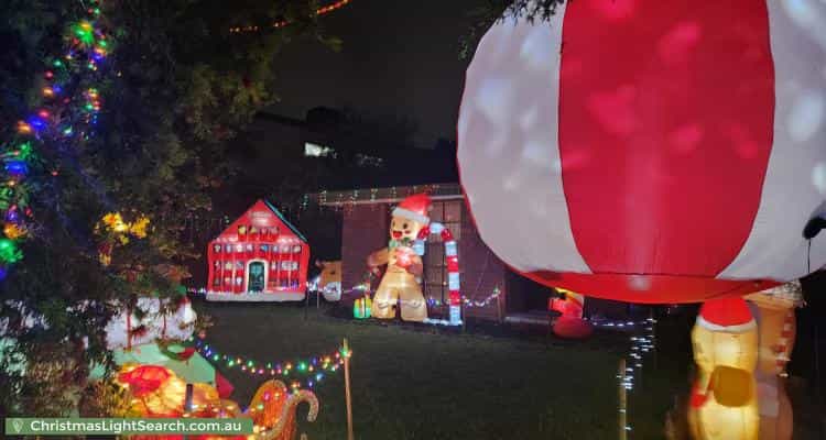 Christmas Light display at 8 Boyne Street, Rowville