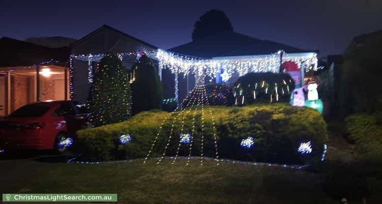 Christmas Light display at 8 Bryant Court, Golden Grove