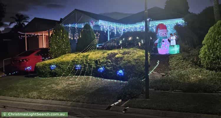 Christmas Light display at 8 Bryant Court, Golden Grove