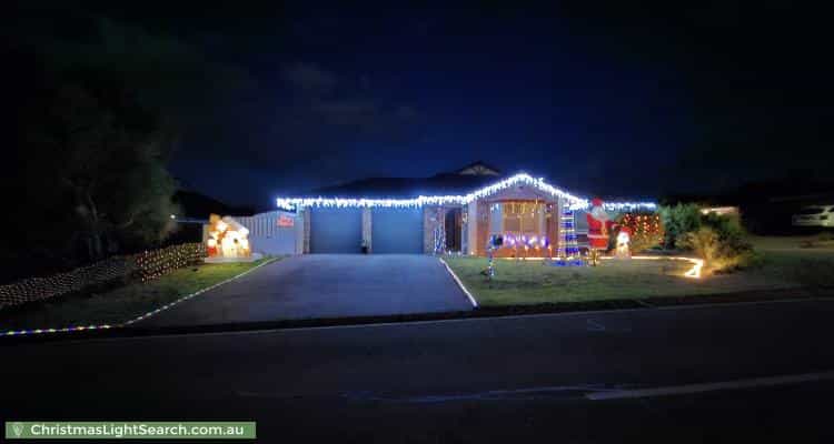 Christmas Light display at 21 Mander Crescent, Craigmore