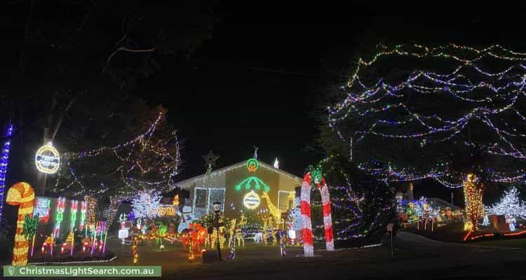 Christmas Light display at 63 Army Road, Boronia