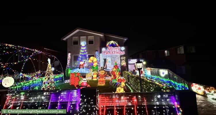 Christmas Light display at 16 Madrers Avenue, Kogarah