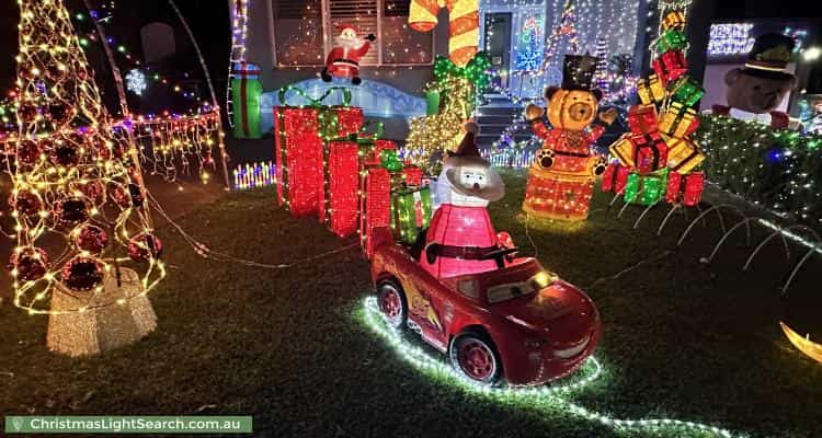 Christmas Light display at 16 Madrers Avenue, Kogarah