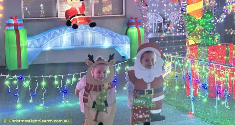 Christmas Light display at 16 Madrers Avenue, Kogarah