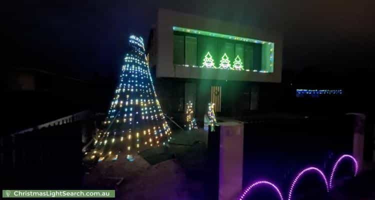 Christmas Light display at 13 Berrima Street, Glenelg North