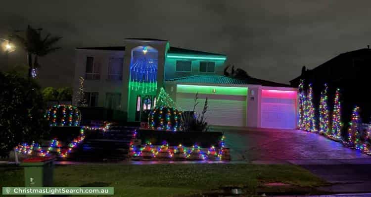 Christmas Light display at 1 Homewood Boulevard, Hallam