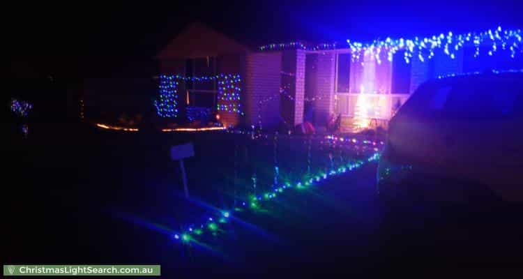 Christmas Light display at 11 Murraya Drive, Morayfield