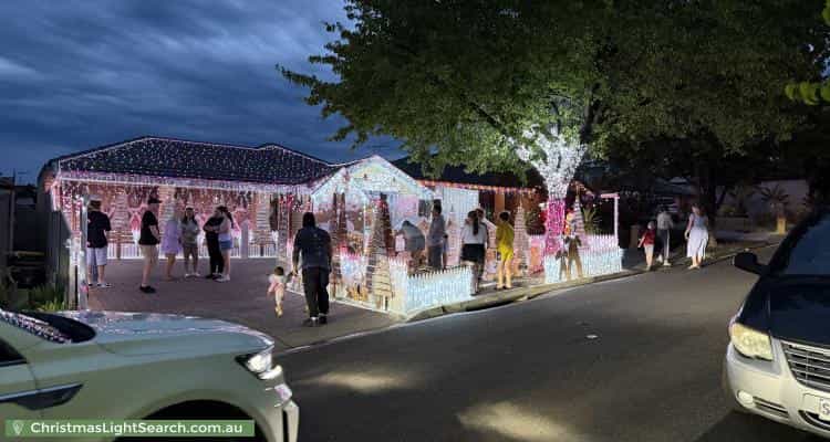 Christmas Light display at  Sylvan Circuit, Noarlunga Downs