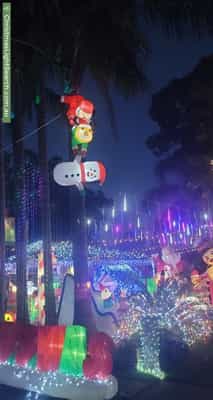 Christmas Light display at 3 Laura Place, Saint Clair