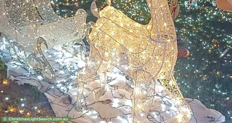 Christmas Light display at 3 Laura Place, Saint Clair