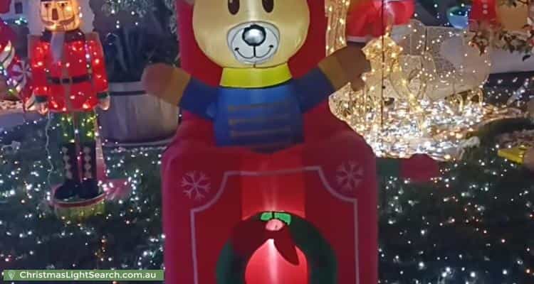 Christmas Light display at 3 Laura Place, Saint Clair