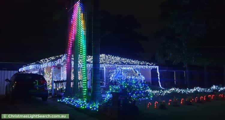 Christmas Light display at 3 Laura Place, Saint Clair