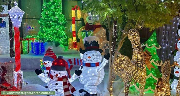 Christmas Light display at 15 Boronia Street, Bentleigh East