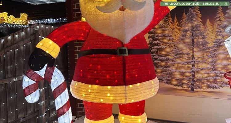 Christmas Light display at 15 Boronia Street, Bentleigh East